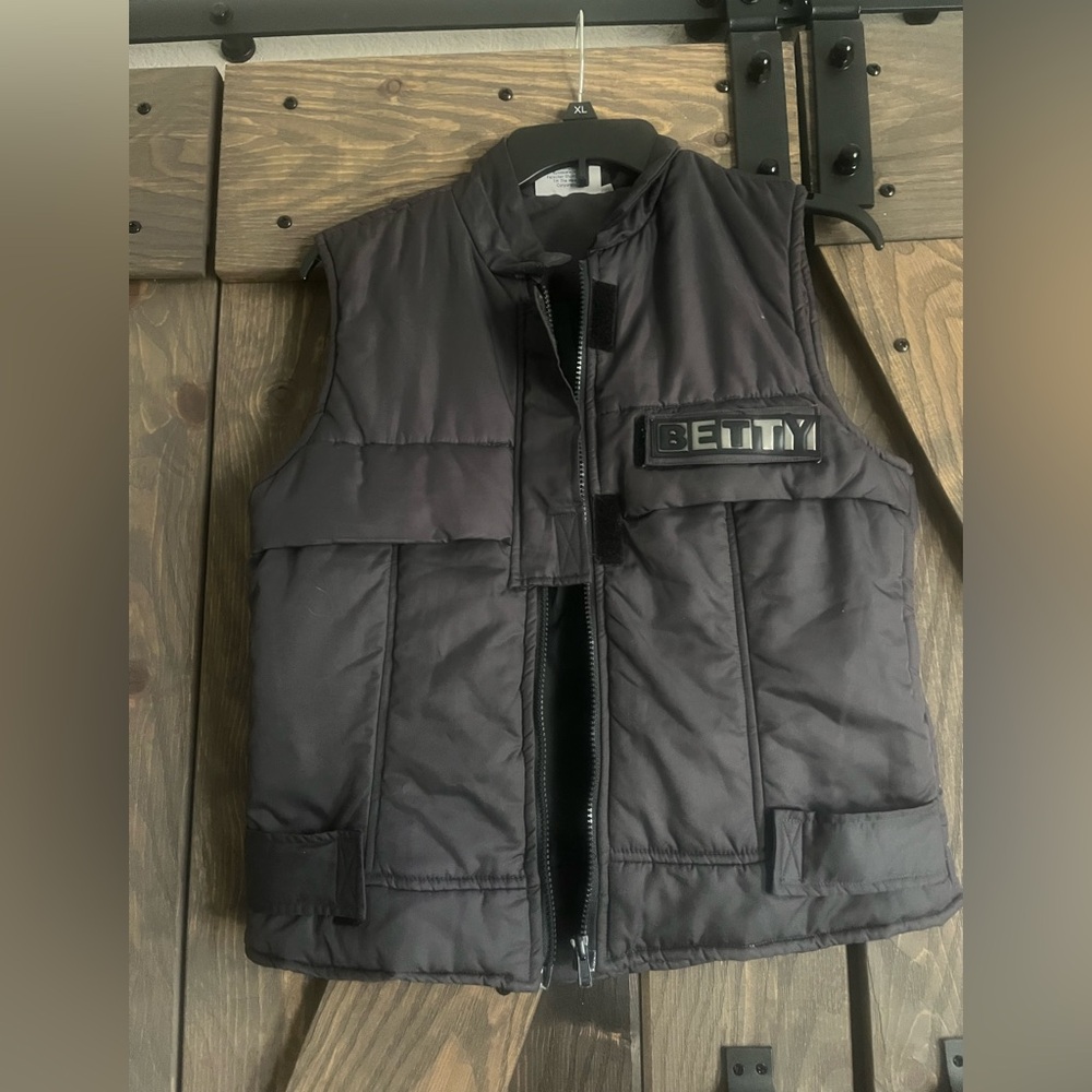 Vintage 1999 Betty Boop Black Vest